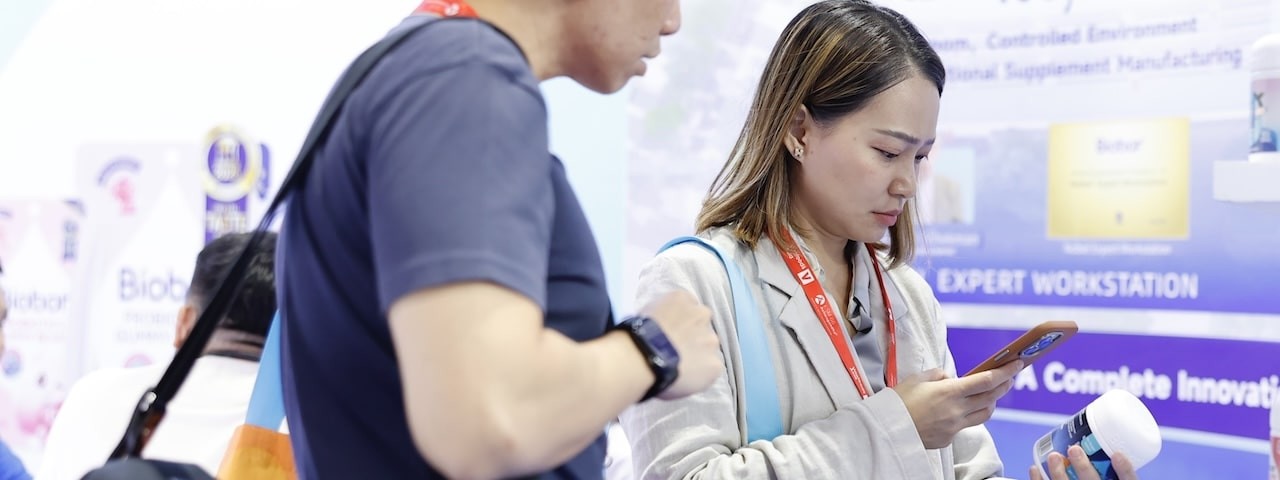 Attendee at Vitafoods Asia